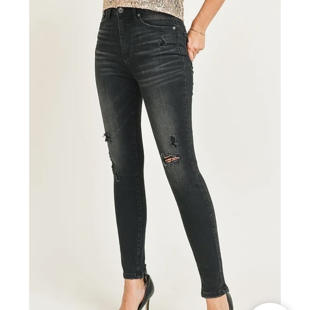 Risen | High-Rise Vintage Wash Skinny - Picture 2 of 10